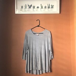 Philosophy Grey 3/4 swing top